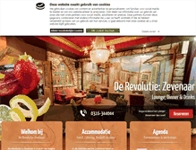 Tablet Screenshot of derevolutiezevenaar.nl